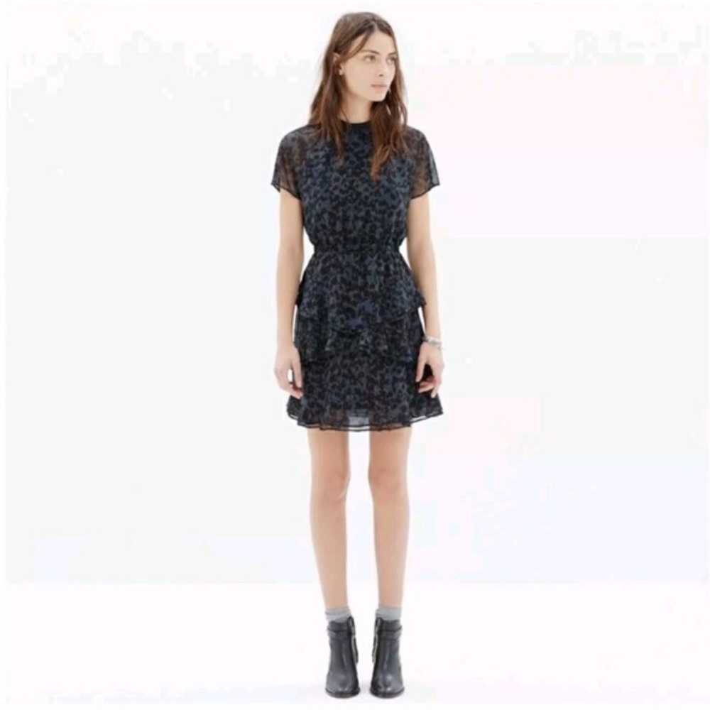 Madewell Inkspot Leopard dress
